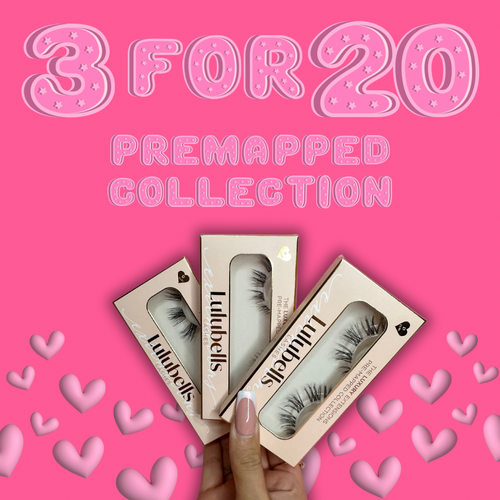 3 for £20 Pre-mapped Lashes